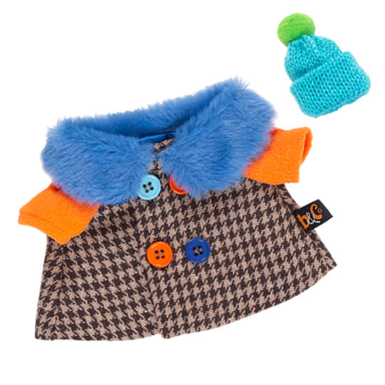 Пальто для Басика с разноцветными пуговицами | БУДИ БАСА Пальто для Басика с разноцветными пуговицами