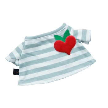 Тельняшка и фетровое сердечко на палочке