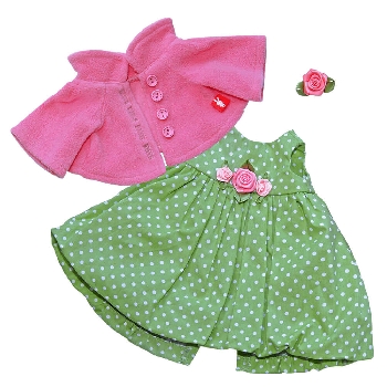 Платье в горох и курточка