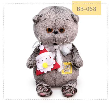 с игрушкой Дед Мороз