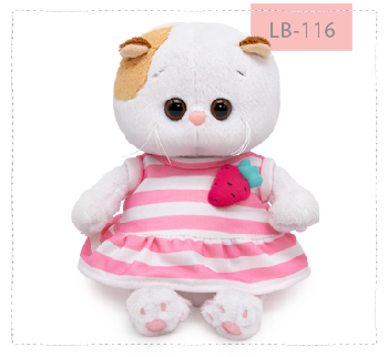 в платье с клубничкой