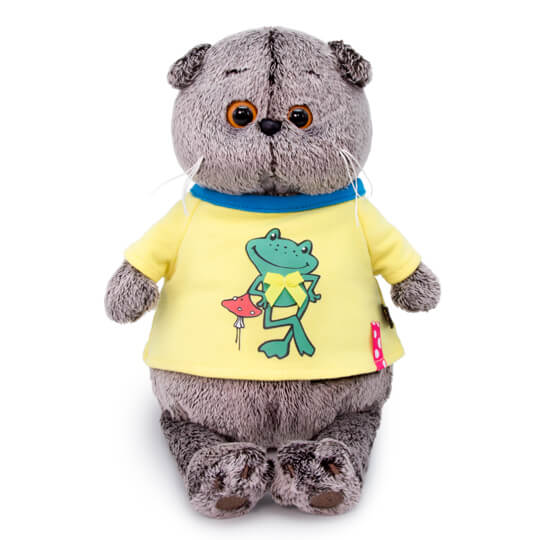 Футболка желтая с принтом "Лягушонок" | БУДИ БАСА Футболка желтая с принтом "Лягушонок"