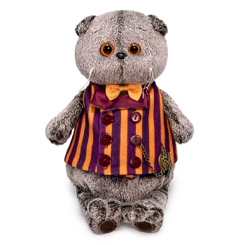 в полосатом жилете