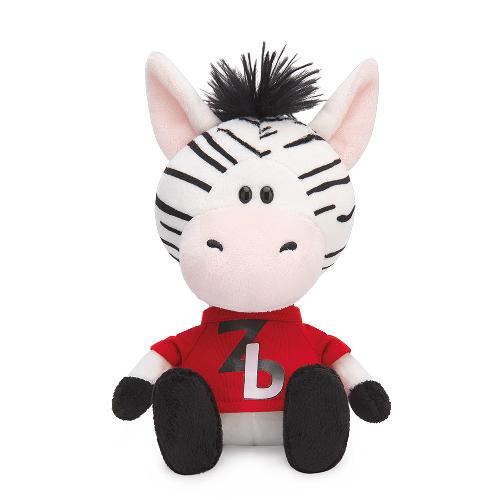 Зебрёнок Зиба в красной футболке
