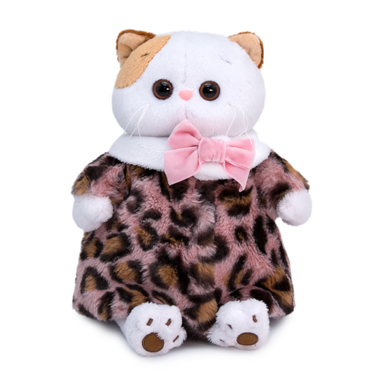 в леопардовой шубке