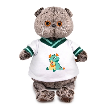 в футболке с дракончиком