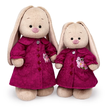 в флисовом пальто