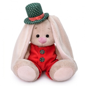 в красном комбинезоне