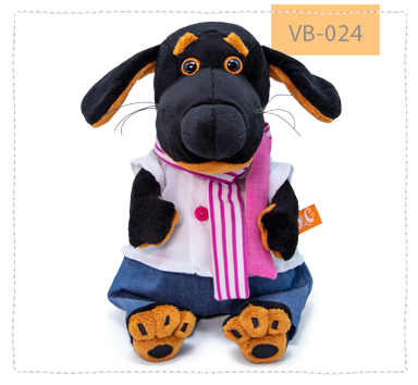 с полосатым шарфом