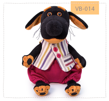 в полосатом жилете