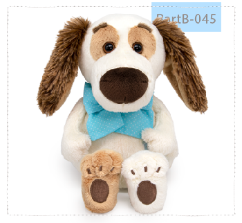 с голубым бантом в горошек