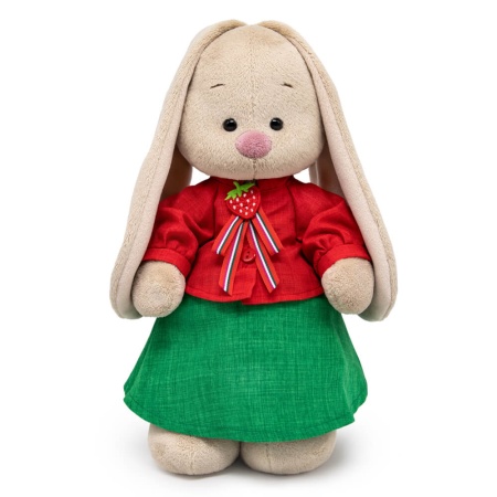 Зайка Ми в костюме с земляничкой