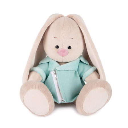 Курточка меховая голубая