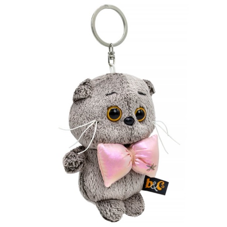 Брелок Басик с объемным бантом