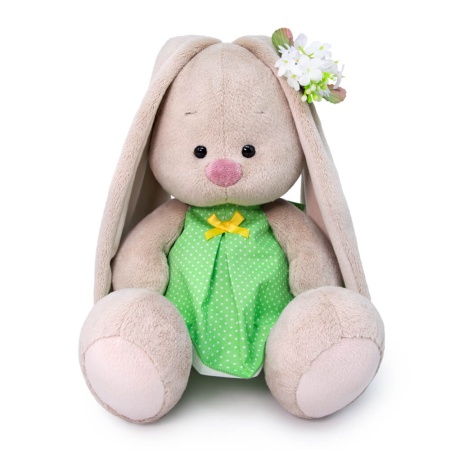 Сарафан зеленый в горошек