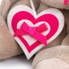 с сердечком из фетра