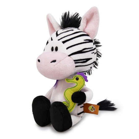 Зебрёнок Зиба с морским коньком