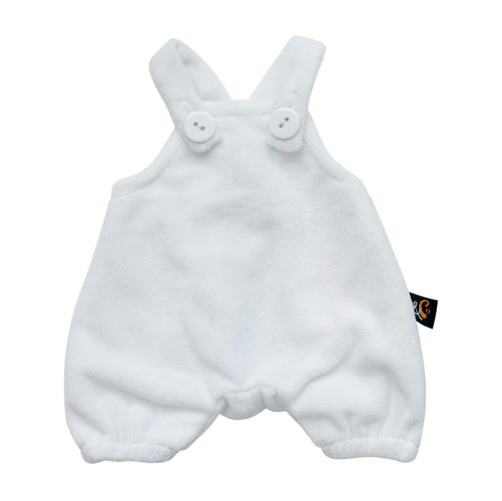 Бирюзовый снуд и белый комбинезон