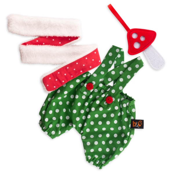 Зеленые штаны в горошек и теплый шарф | БУДИ БАСА Зеленые штаны в горошек и теплый шарф