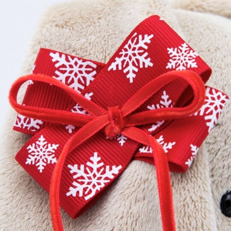 в красном жакете и зеленой юбке