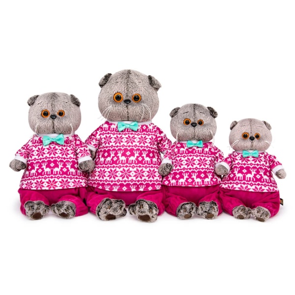 в зимней пижаме