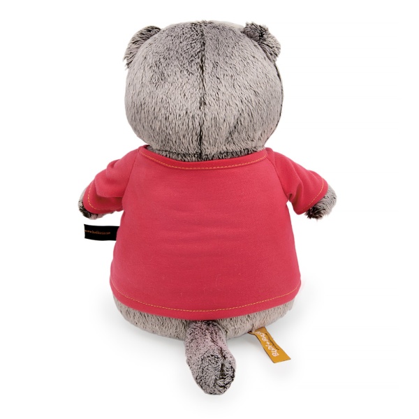 Басик в лонгсливе с принтом "Супер кот"