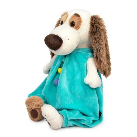 в комбинезоне с помпонами