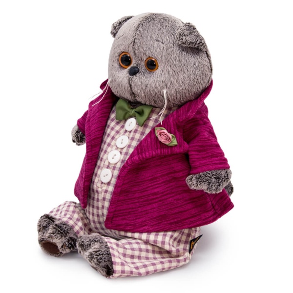 в комбинезоне и пиджаке