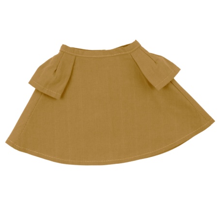 Платье, жилет со значком и шарфик