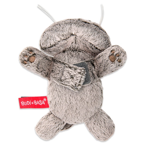 Кот Басик с бантиком лежачий на липучке | БУДИ БАСА Кот Басик с бантиком лежачий на липучке