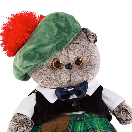 в шотландском костюме