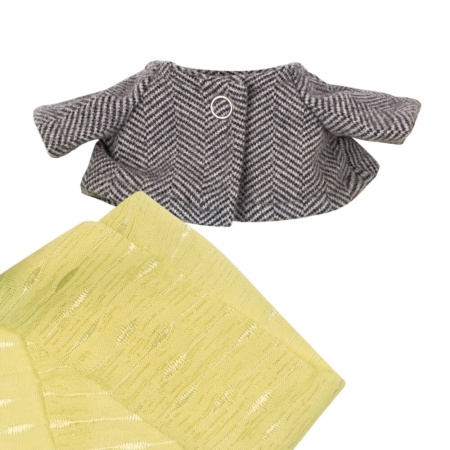 Жакет и юбка из сетки