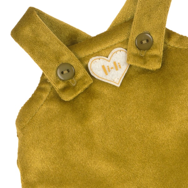 Бархатный комбинезон и шарфик | БУДИ БАСА Бархатный комбинезон и шарфик