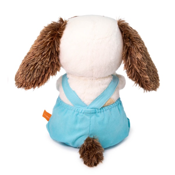 в вельветовом комбинезоне