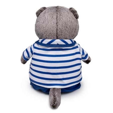 в полосатом жакете