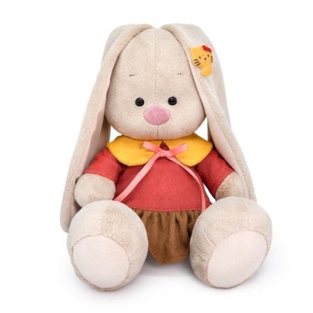 в платье с желтым воротником