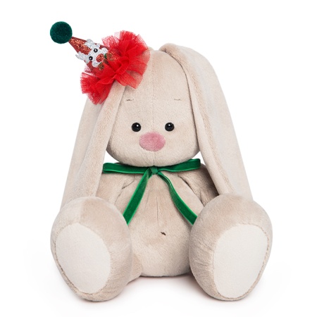 в колпачке с зеленым бантиком