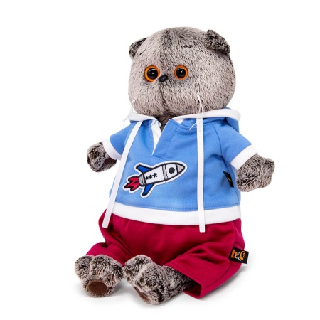 в футболке с ракетой