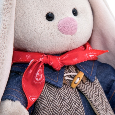 в джинсовом платье