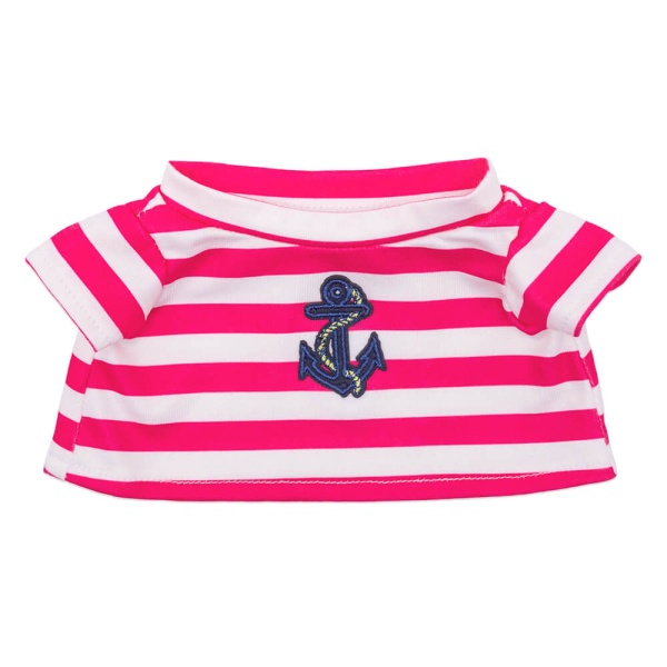 Полосатая футболка с якорем