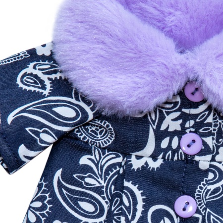 Пальто с меховым воротником