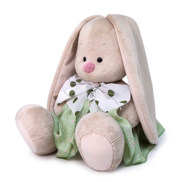 в платье с бантом