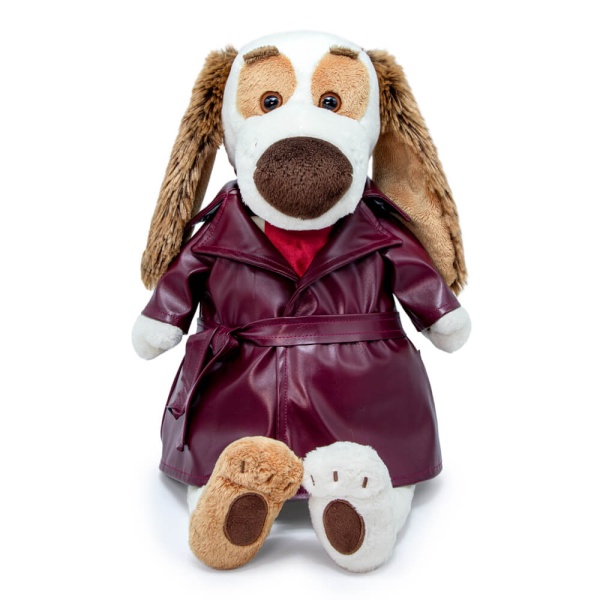 в пальто из экокожи | БУДИ БАСА в пальто из экокожи