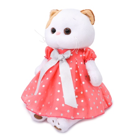 в платье в горошек