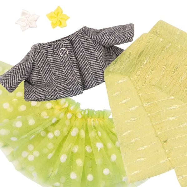 Жакет и юбка из сетки