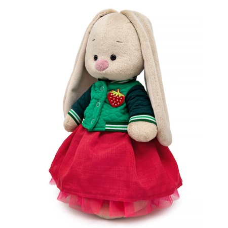 Зайка Ми в бомбере с земляничкой