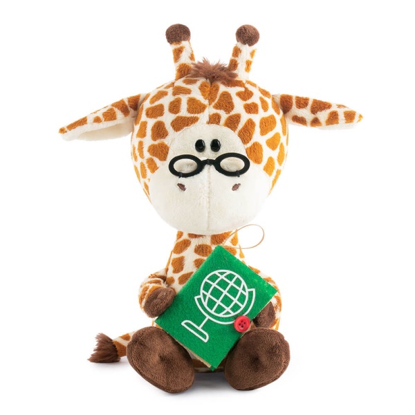 Жирафик Жан с книгой